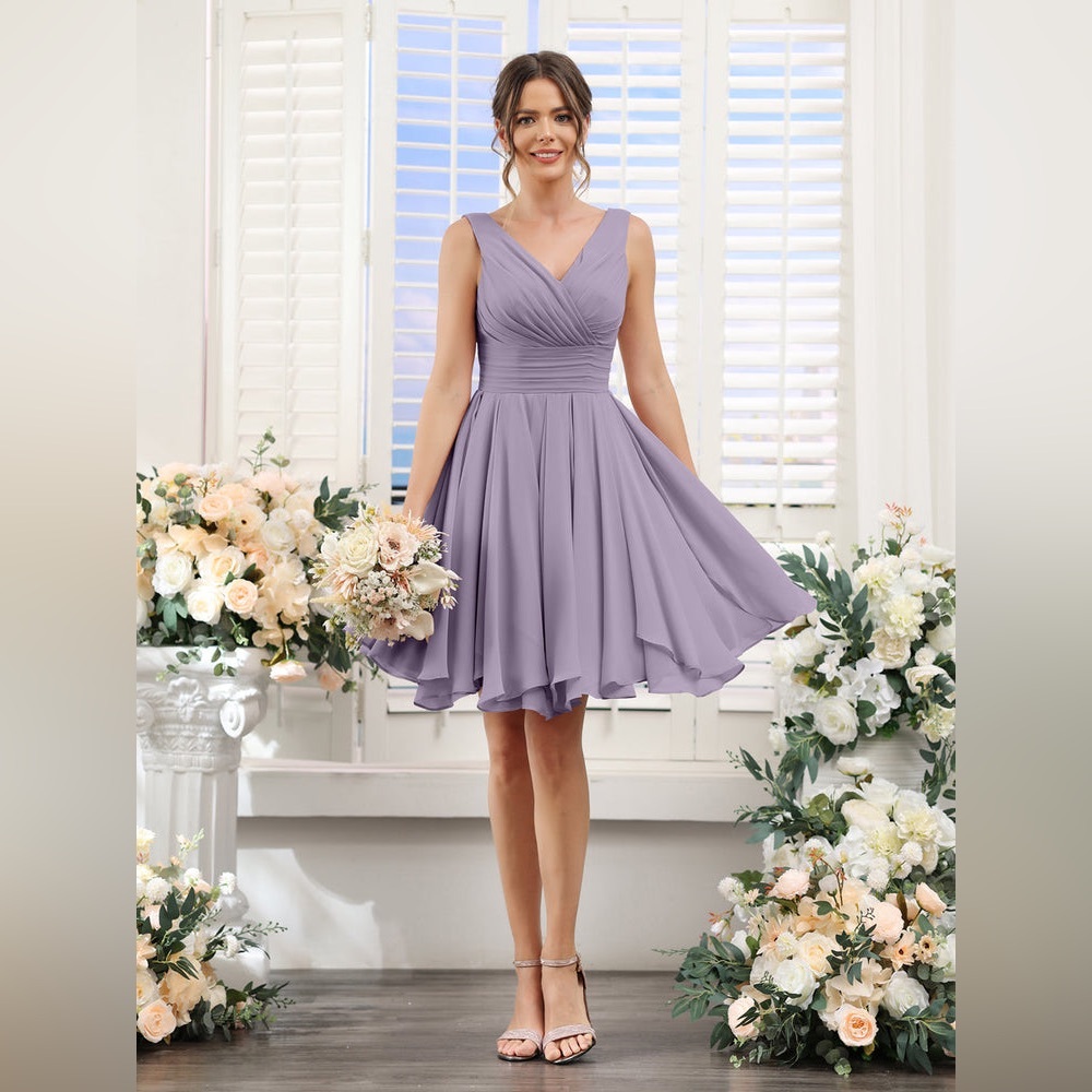 Lavetir dusty purple dress